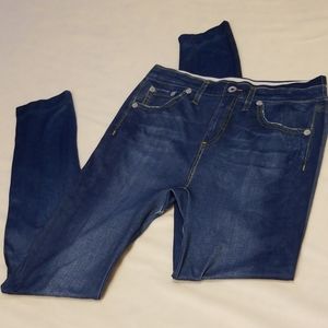 NWOT Faux denim stretch legging